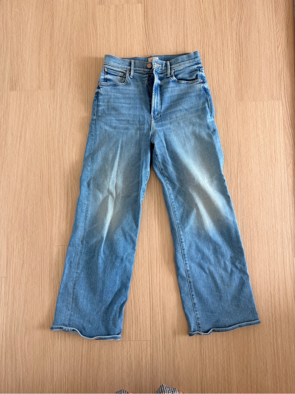 MOTHER The Maven Ankle Wash Jeans in Je T’Aime